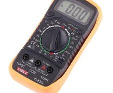 New Professional Digital Electric Multimeter Cables Battery Very Good Quality + 9V Battery