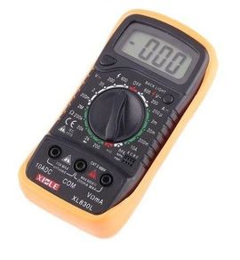 New Professional Digital Electric Multimeter Cables Battery Very Good Quality + 9V Battery