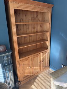 Wooden bookcase