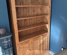 Wooden bookcase