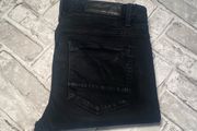 Diesel Mens Black Denim Skinny Jeans W34 L28