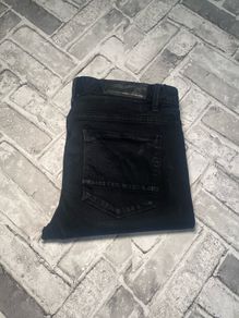 Diesel Mens Black Denim Skinny Jeans W34 L28