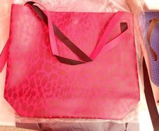 Printed Red Bag