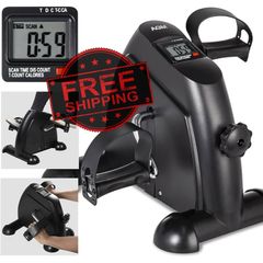 NEW SALE | Mini Bike, Mini Exercise Bike Leg Machine Digital Under Desk Bike Foot Cycle Arm & Leg Pedal Machine