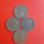 4 British Halfpennies in Sequence 1942/3/4/5 Image 2