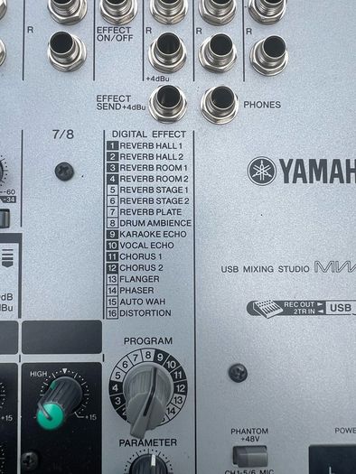 Yamaha mixing desk