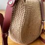 Handmade Jute & Leather Bag Image 2
