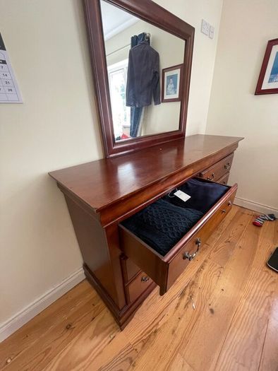 Chest of drawers and large mirror. Slashed Price!