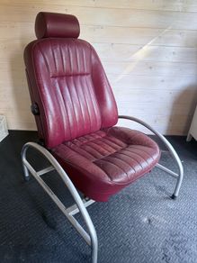 Classic Jaguar XJ6 Series III Leather Seat Bespoke Statement Chair
