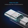 Micro USB Female To Type-C USB3.1 Male Sync Data Charger Cable - White Image 5