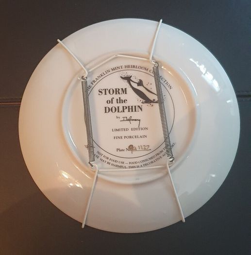 Franklin Mint Limited Edition Fine Porcelain Decorative Plate