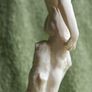 Vintage Sculpture of Statue of David in Resin by A. Santini Italy Male Nude Vintage  Italy 1960 Image 10