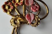 Vintage Floral Brooch 1940s