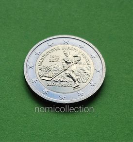 Slovakia 2025 year Uncirculated 2 Euro coin.