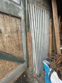 Corrugated iron
