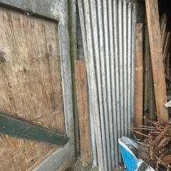 Corrugated iron