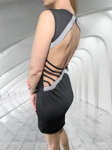 mini dress with a naked back XS-M