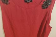 New Look Inspire burgundy embroidered top size UK20/22 EU48/50 Postage included