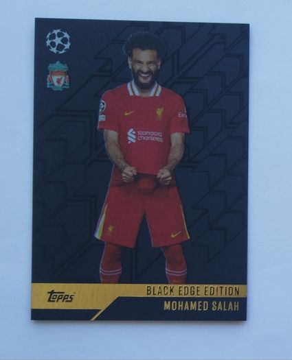 Mohamed Salah - Black Edge Edition Match Attax 2023/24 Liverpool BE9