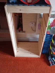 IKEA basket shelving unit
