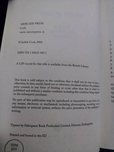 Pirate Queen the life of Grace O Malley 1530 to 1603 by Judith Cook in good condition with some signs of wear on the cover ex library book see photos FREE STANDARD POSTAGE INCLUDED