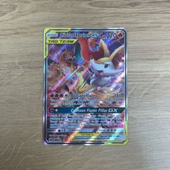 Charizard & Braixen GX Pokemon Card