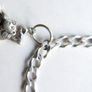 Vintage  Sterling Silver 925 Charm Bracelet 14,60g - length 7" Image 3