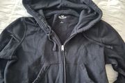 Hollister Cropped Black Hoodie