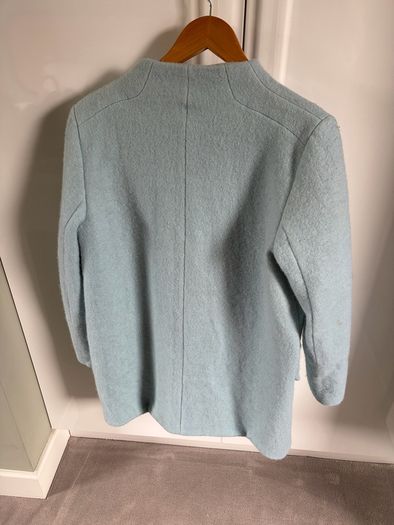Zara (Traufalic) baby blue wool coat