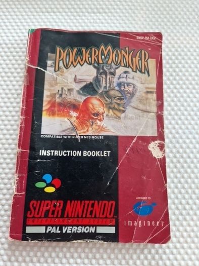 Power Monger Powermonger Snes Super Nintendo Arcade Retro Games Original