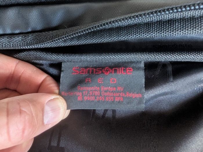 Samsonite travel backpack with laptop pouch