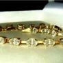 Vintage Hallmarked 14ct Gold Tennis Bracelet Image 5