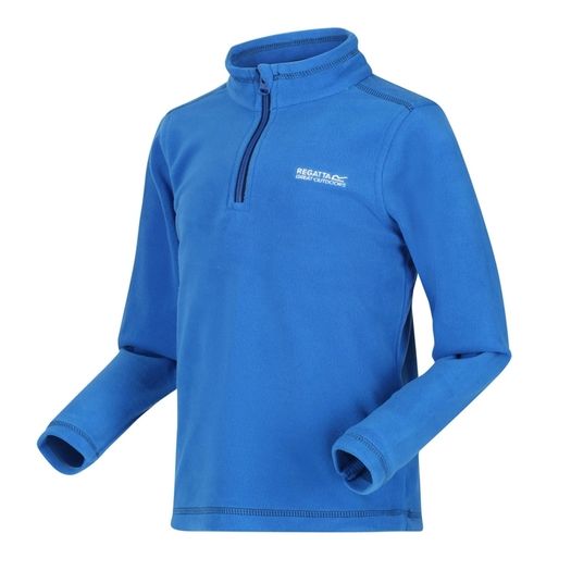 Regatta Great Outdoors Kids' Hot Shot II Half Zip Fleece Oxford Blue Age 7/8 years