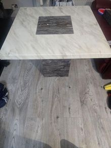 marble dining table