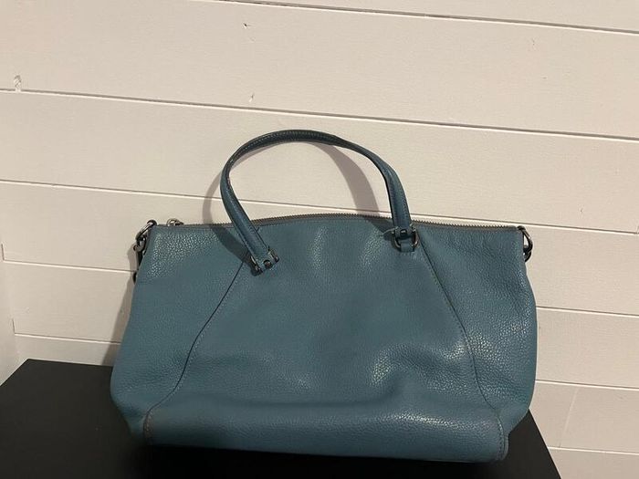Coach Turqouise Leather Tote