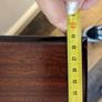 Solid Mahogany Bedside Locker Image 6