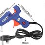 Mini Hot Melt Glue Gun, GoFriend 20-Watt Electric Glue Gun Aluminum Nozzle with 80 pcs Melt Glue Sticks(0.27 X5.9 inches) Heating DIY Craft Repair Kit Image 4