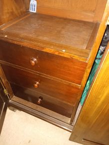 Large Victorian Mahogany Wardrobe