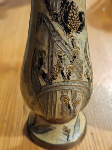 3 X Pairs Of Vases. Porcelain And Metal All In Good Condition. See Photos For Same.