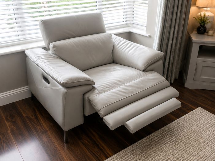Leather Sofa & Matching Armchair Excellent Condition