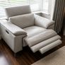 Leather Sofa & Matching Armchair Excellent Condition Image 4