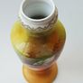 Antique Fruit China Hand-Painted   Vase height 14.5cm Image 2
