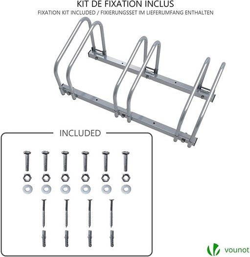 3 Bike Stand Floor or Wall mounted bike rack for garage Bicycle Parking rack Cycle Storage Locking Stand (FREE SHIPPING)