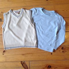 Age 3 Sleeveless Jumper & Top