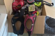 Box Of Dog Things. Harnesses   Toys. And Lots More