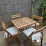 Table and chair garden set Image 2