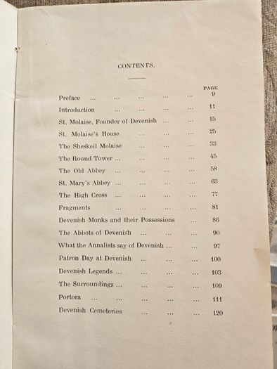 Devenish (lough Erne) Its History. Antiquities. And Traditions. Rare 1931 Paperback In Good Condition.  See Photos For Same.