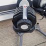2 X 25kg Fully Adjustable Dumbbells & Stand Image 3