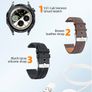 IllumeIdeas Amoled Smart Watch Call Function 2 Strap Image 9