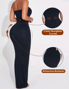 Brand new Black Maxi four way stretch dress, size 10